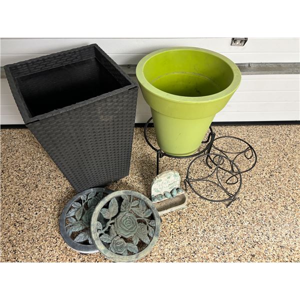 Variety of Planters and Stands