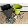Image 1 : Variety of Planters and Stands