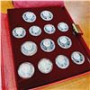 Image 4 : 1980 USSR Moscow Olympic 13th Olympiad Set 28 Coins 90% Silver 20.805 Troy Ounces