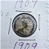 Image 3 : 1918 Canadian & 1909 Straits Settlements Silver Dimes