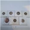 Image 1 : Set of Seven Antique Coins from Belgium