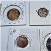 Image 4 : Set of Five Antique Coins from France - Silver Coin Included
