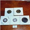 Image 1 : Set of Five Antique Coins from Hong Kong and China