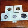 Image 2 : Set of Five Antique Coins from Hong Kong and China