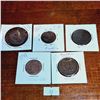 Image 1 : Set of Five Antique Coins from Russia
