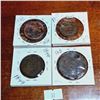 Image 1 : Set of Four Antique Coins from the States of Jersey