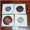 Image 3 : Set of 11 Antique Coins from Around the World