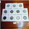 Image 1 : Set of Eleven Antique One Shilling Coins - Great Britain, South Africa, Australia