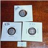 Image 4 : Set of Six Antique Four Pence Coins from Great Britain