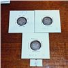 Image 4 : Set of Six 3 Pence Antique Coins from Great Britain