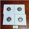 Image 3 : Set of Eight Antique 3 Pence Coins from Great Britain