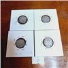 Image 2 : Set of Eight Antique 3 Pence Coins from Great Britain