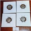 Image 3 : Set of Eight Antique 3 Pence Coins from Great Britain