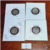Image 4 : Set of Eight Antique 3 Pence Coins from Great Britain