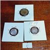 Image 2 : Set of Six Antique 3 Pence Coins from Great Britain
