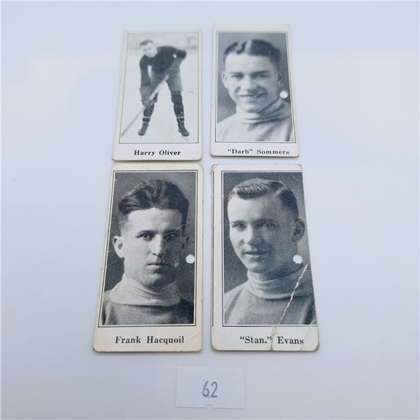 1923/24 Paulin's Candy Hockey Cards Set of 4