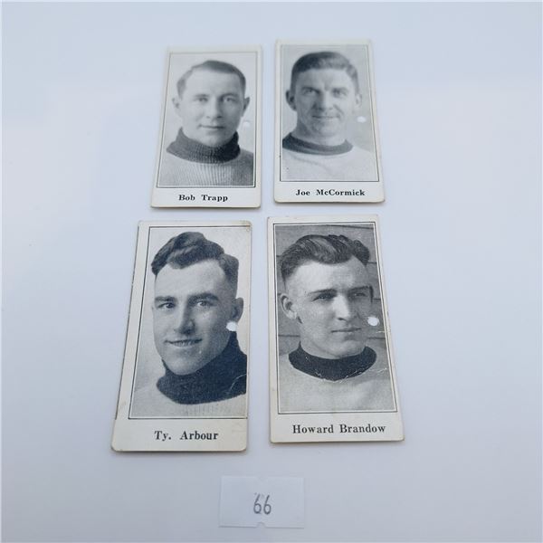 1923/24 Paulin's Candy Hockey Cards Set of 4