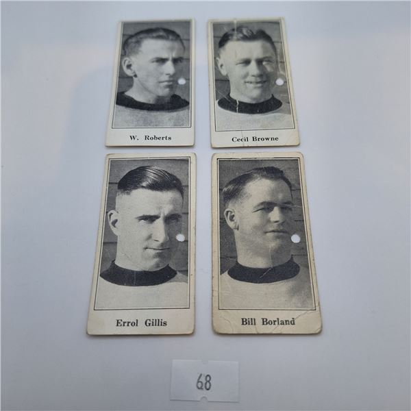 1923/24 Paulin's Candy Hockey Cards Set of 4