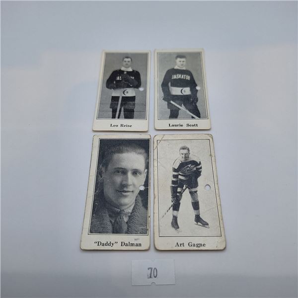 1923/24 Paulin's Candy Hockey Cards Set of 4