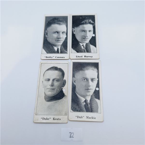 1923/24 Paulin's Candy Hockey Cards Set of 4