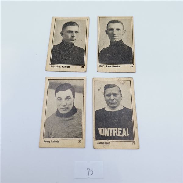 1924/25 Maple Crispette Hockey Cards Set of 4