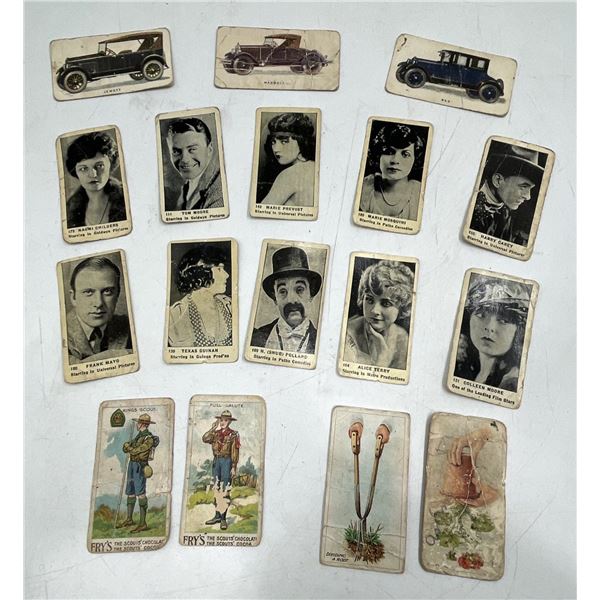 Collection of Advertising Cards, Includes Variety of Brands