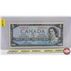 Image 1 : Canada $5 Bill 1954 : Bouey/Rasminsky #UX6066391 (See Pics for Varieties, Conditions, Serial Numbers