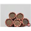 Image 3 : Canada One Cent ROLLS (5): 1932; 1933; 1934; 1935; 1936  (NOTE: Rolls not opened by the Auction Comp