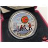 Image 2 : RCM $10 Fine Silver Coin : Passion to Play : Calgary Flames (COA 99.99%) (SEE PICS!)  (Listing & Des