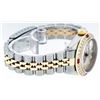 Image 6 : Rolex Ladies Two Tone 18K Yellow Gold And Steel Silver Diamond And Ruby Quickset