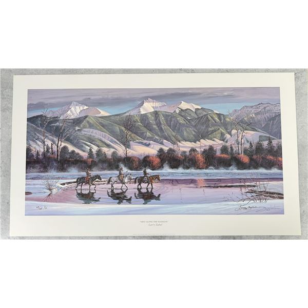 Larry Zabel Mist Along The Madison Print