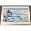 Image 1 : Joe Thornbrugh Big Hole Winter Hawk Print