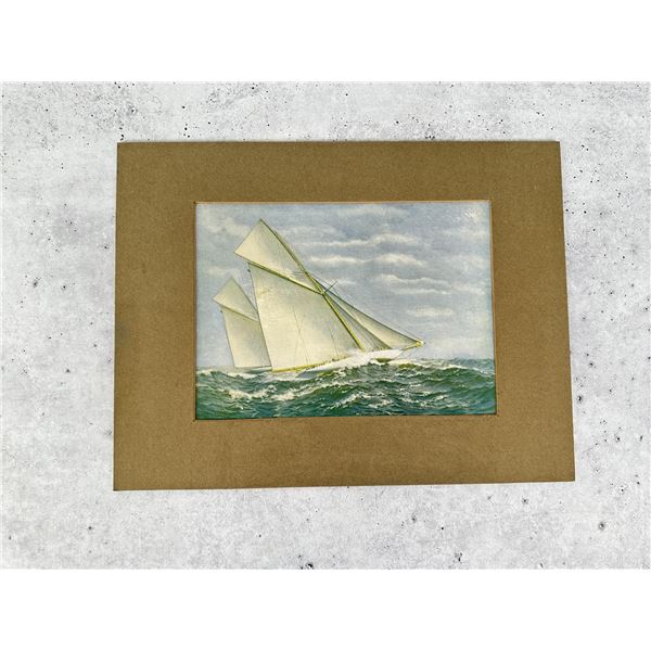 1903 America's Cup Yacht Print
