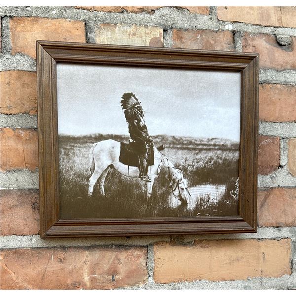 Edward Curtis Oasis in the Badlands Print
