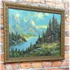 Antique 1937 Framed Print Of Cabin