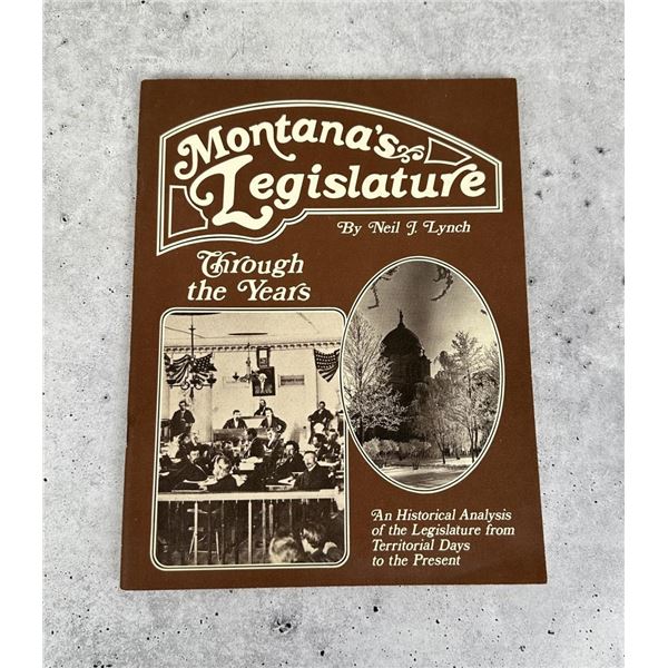 Montana's Legislature Through The Years