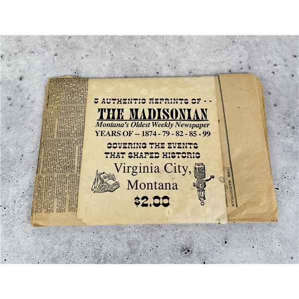Virginia City Montana Newspaper Reprints