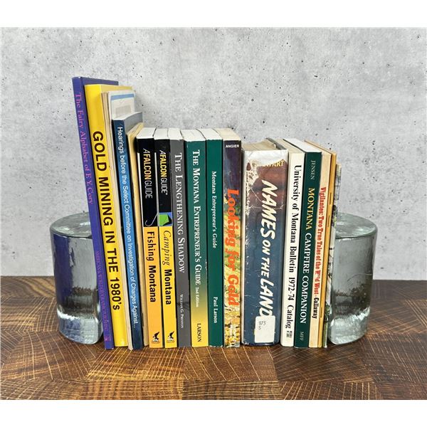 Collection of Montana Outdoors & Prospecting Books