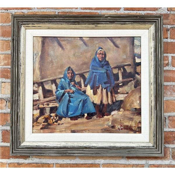 Gary Schildt Montana Oil on Canvas Painting