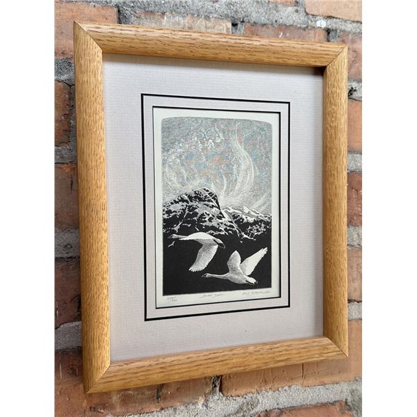 Eric Bealer Engraving Swan Song