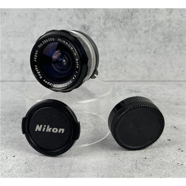 Nikon Nikkor-N Auto 2.8 24mm Nippon Camera Lens