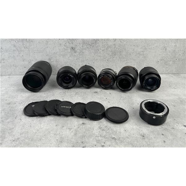 Collection of Nikon Nikkor Film Camera Lenses