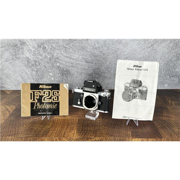 Nikon F2 Silver 35mm SLR Film Camera Body