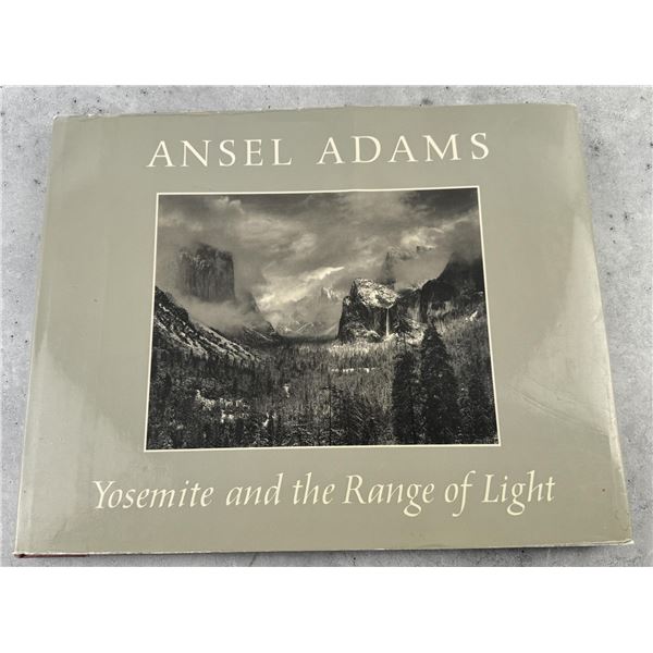 Yosemite And The Range Of Light Author Signed