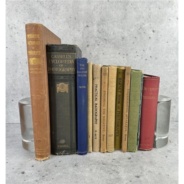Collection of Antique Photography Books