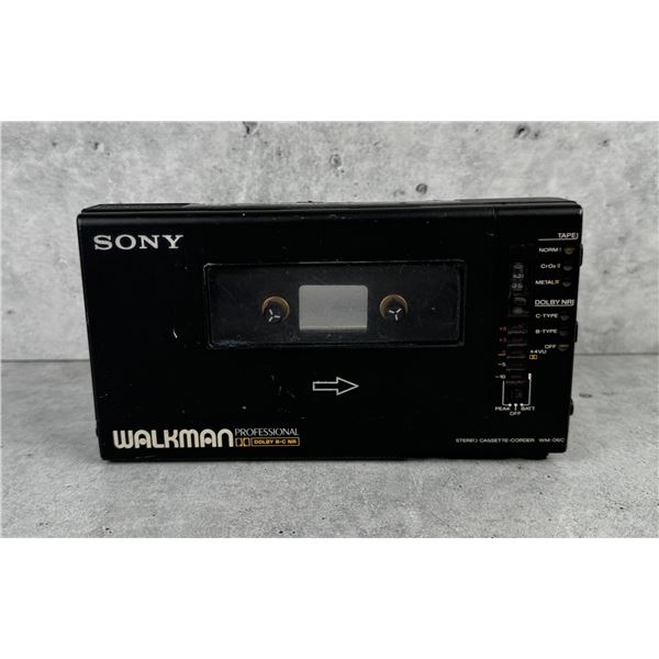 Sony Walkman Professional Cassette Recorder WM-D6C