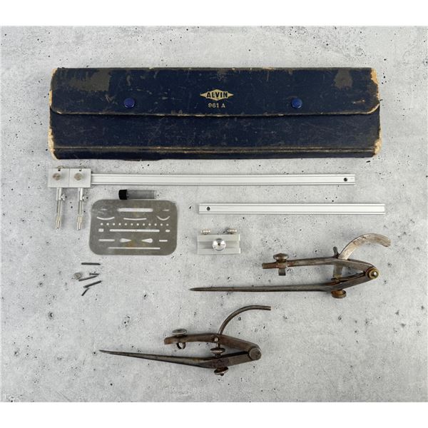 Alvin 961A Trammel Beam Compass