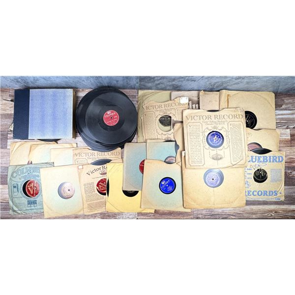 Lot of 78 RPM Phonograph Records