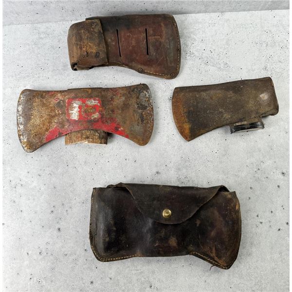 Axe Heads With Leather Covers
