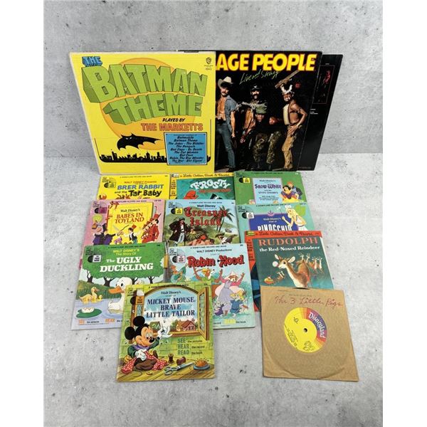 Collection Of Disney 45 RPM Records